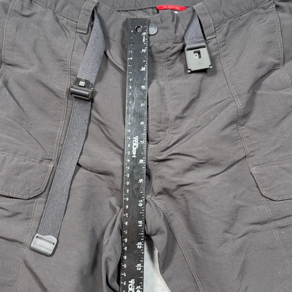 The North Face Pants Mens Large Gray Nylon Hiking Convertible Cargo Zip Off